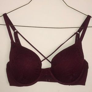 Front clasp push up bra